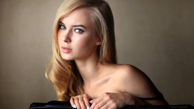 Обои картинки фото виктория пичкурова, девушки, блондинка, лицо