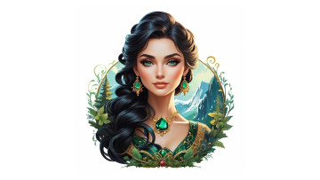 обоя рисованное, люди, girls, anime, portrait, hfax