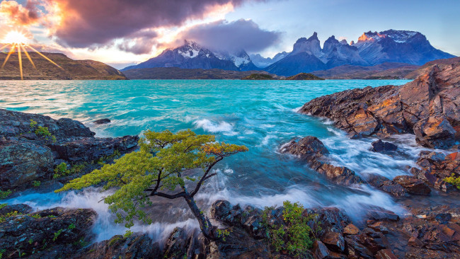 Обои картинки фото lake pehoe, torres del paine np, patagonia, chile, природа, реки, озера, lake, pehoe, torres, del, paine, np