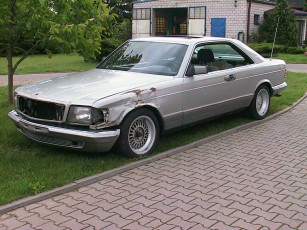 Картинка mercedes 560sec автомобили benz