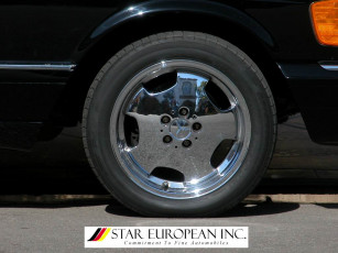 Картинка mercedes 560sec автомобили диски