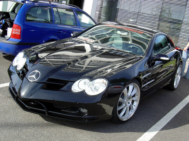 Обои картинки фото mercedes, slr, автомобили, benz