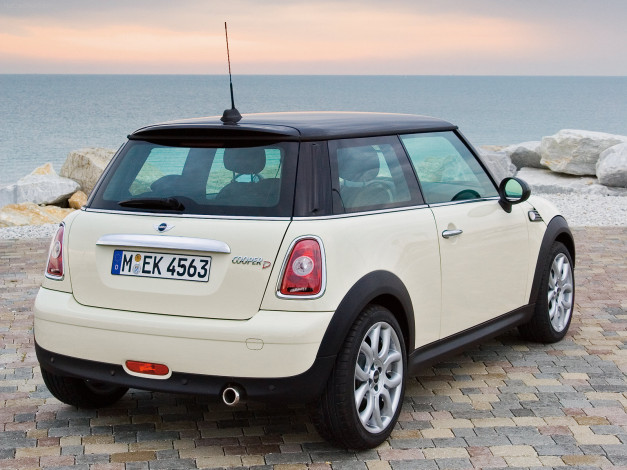 Обои картинки фото mini, cooper, 2008, автомобили
