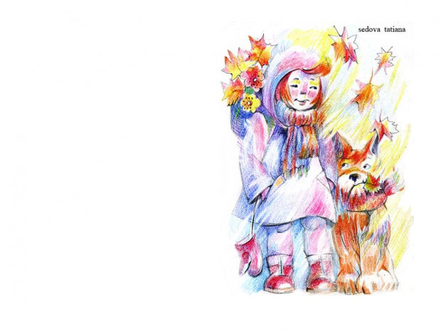 Обои картинки фото рисованные, татьяна, седова