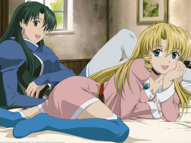 Обои картинки фото аниме, scrapped, princess