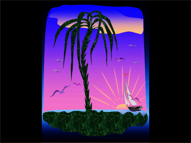 Обои картинки фото вольный, ветер, 3д, графика