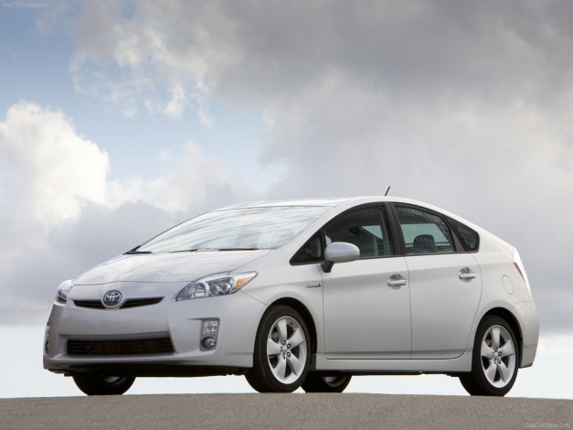 Обои картинки фото toyota, prius, 2010, автомобили
