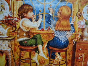 Картинка владислав ерко иллюстрации снежной королеве рисованные