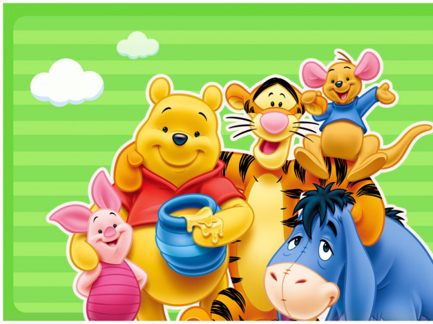Обои картинки фото мультфильмы, winnie, the, pooh