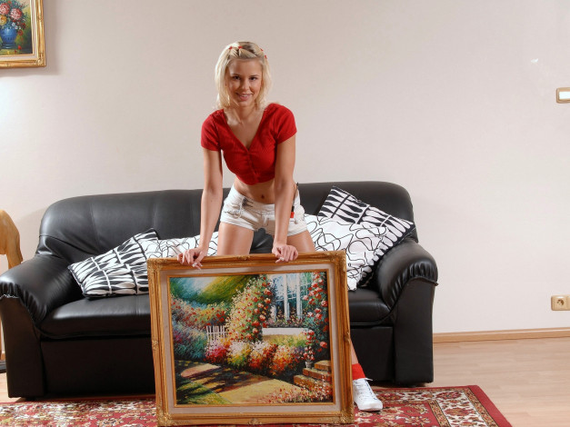 Обои картинки фото Lola Myluv, девушки, , nina, blonde, фотомодель