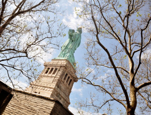 Картинка города нью йорк сша небо фон