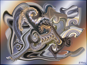 Картинка 3д графика fractal фракталы узор фон фрактал