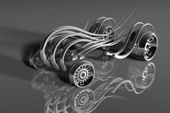 Картинка 3д графика modeling моделирование коёса отражения