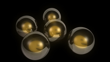 Картинка 3д графика другое шары