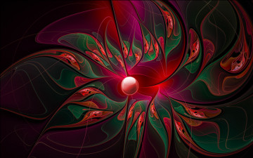 Картинка 3д графика fractal фракталы фон фрактал узор