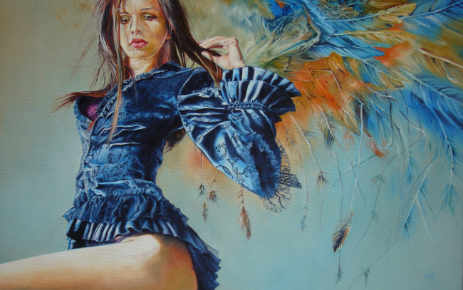 Обои картинки фото wlodzimierz, kuklinski, фэнтези, ангелы