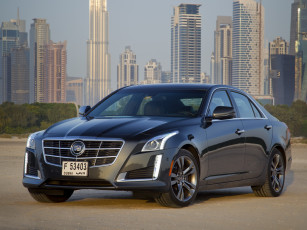 Картинка автомобили cadillac темный cts-12