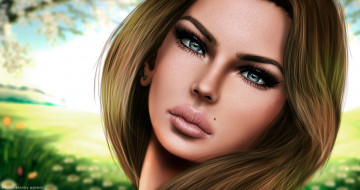 Картинка 3д+графика portraits+ портрет лицо