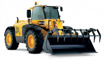 Картинка jcb+loadall техника тракторы колесный трактор захват ковш