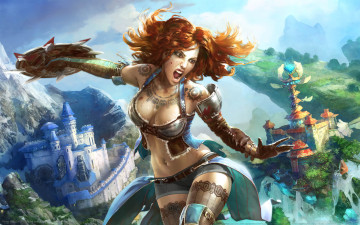 Картинка prime+world видео+игры prime world замок воительница девушка