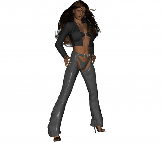 Обои картинки фото 3д графика, people , люди, девушка, взгляд