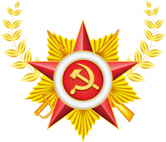 Обои картинки фото праздничные, день победы, венок, звезда