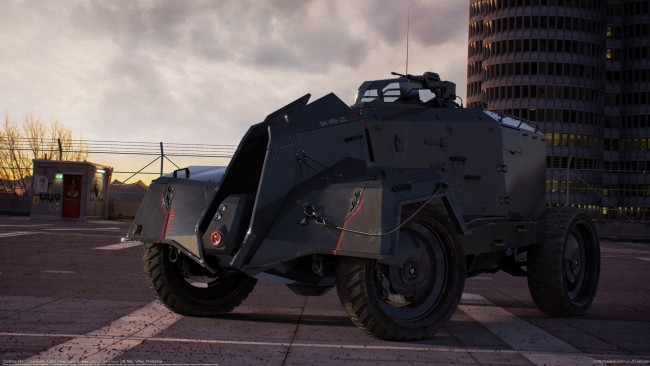 Обои картинки фото gianpietro fabre, фэнтези, другое, gianpietro, fabre, техника, combine, apc