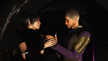 Картинка 3д+графика люди+ people мужчина фон взгляд девушка