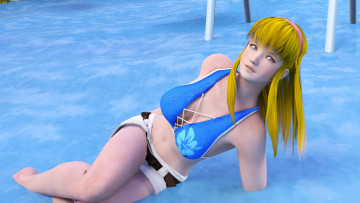 Картинка 3д+графика люди+ people взгляд девушка вода фон