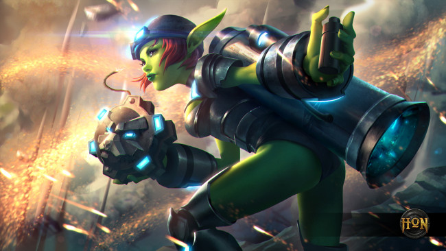 Обои картинки фото видео игры, heroes of newerth, онлайн, rpg, action, newerth, of, heroes