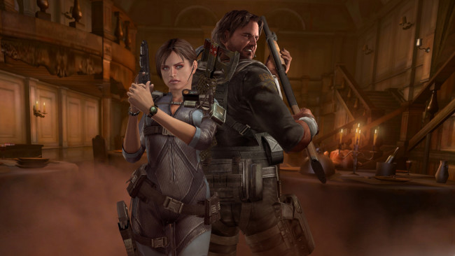 Обои картинки фото видео игры, resident evil,  revelations, хоррор, шутер, action, revelations, evil, resident