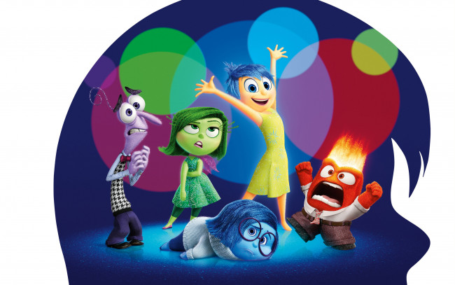 Обои картинки фото мультфильмы, inside out, inside, out, головоломка