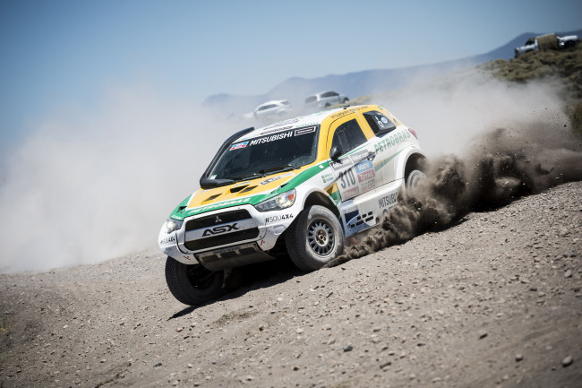 Обои картинки фото спорт, авторалли, mitsubishi, asx, racing, 2014г