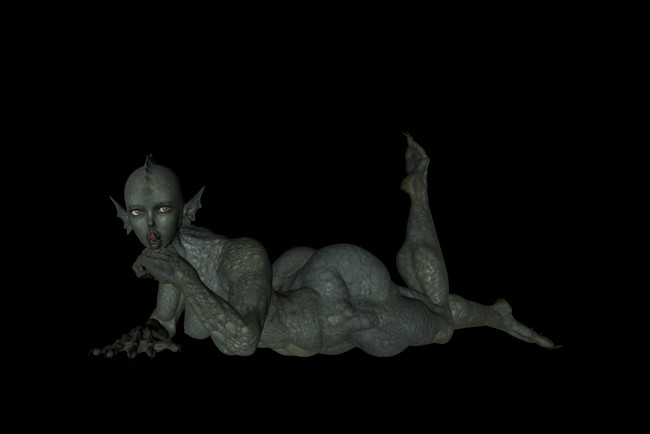 Обои картинки фото 3д графика, существа , creatures, взгляд, фон