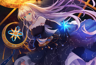 Картинка аниме unknown +другое девушка взгляд фон