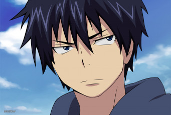 Картинка аниме ao+no+exorcist okumura rin