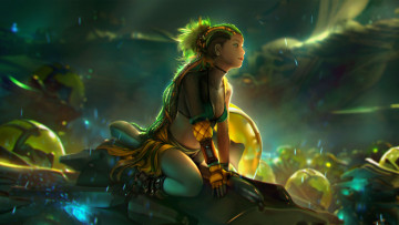 Картинка фэнтези девушки девушка фон полёт