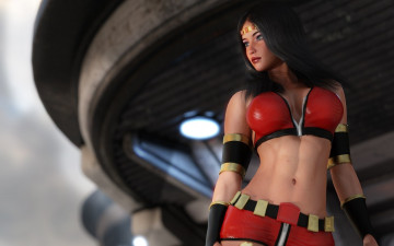 Картинка 3д+графика люди+ people фон взгляд девушка