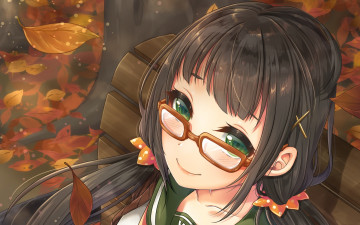 Картинка аниме unknown +другое девушка взгляд фон