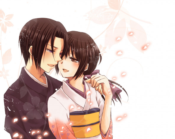 Обои картинки фото аниме, hakuouki, shinsengumi, kitan