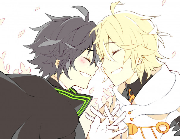 Обои картинки фото аниме, owari no seraph, последний, серафим