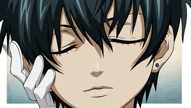 Обои картинки фото аниме, kuroshitsuji, ciel, phantomhive