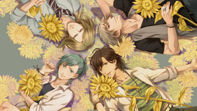 Обои картинки фото аниме, uta no prince-sama, парни