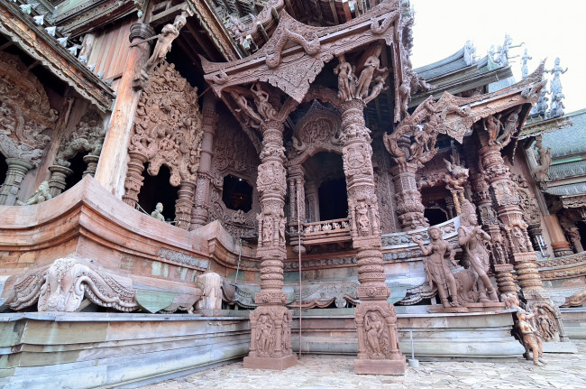 Обои картинки фото города, - исторические,  архитектурные памятники, святилище, таиланд, паттайя