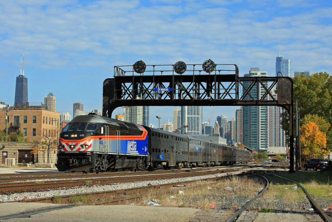 Обои картинки фото техника, поезда, локомотив, состав