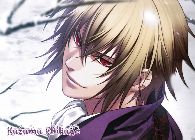 Обои картинки фото аниме, hakuouki, kazama, chikage
