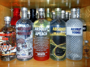обоя бренды, absolut, водка