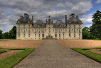 Картинка ch& 226 teau+de+cheverny города замки+франции замок