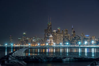 Картинка chicago города Чикаго+ сша панорама небоскребы