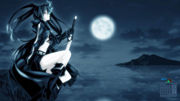 Картинка календари аниме водоем катана взгляд девушка 2018